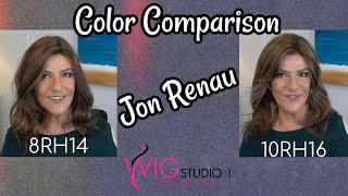 Wig Color Comparison | Jon Renau 10Rh16 & 8Rh14 | Marlene'S Wig & Chat Studio