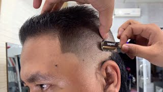 Basic Mens Haircut || Step By Step Membuat Flat Top / Cepak - Tutorial 2022