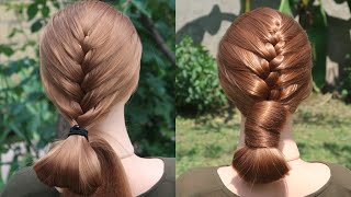 Amazing Hair Transformation - Beautiful Hairstyle For School #5