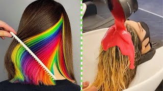 Satisfying Haircuts And Haircolor Transformations | Professional Women Hairstyles | Trending Hair