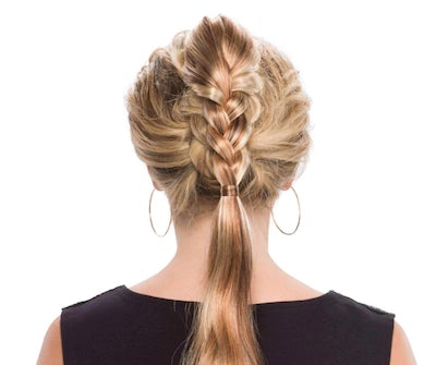 Dutch Braid Clip-On Synthetic Hairpiece