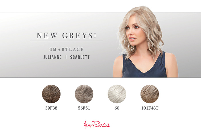 New Hair Color Release, Greys! Jon Renau Smart Lace Wigs