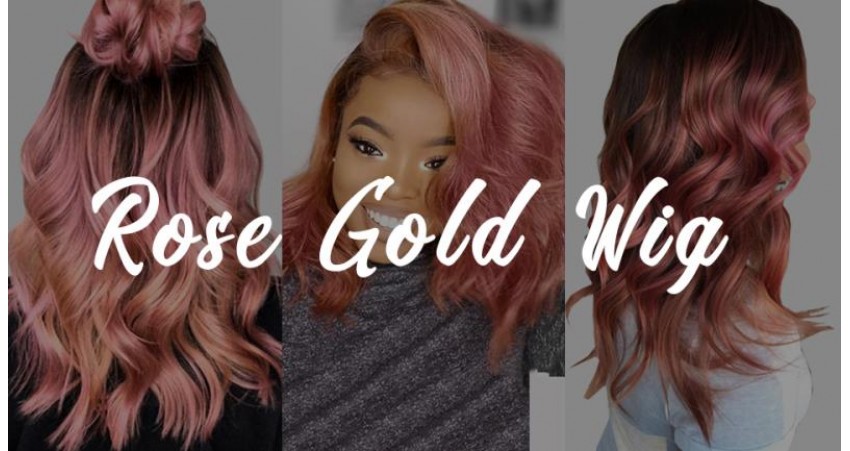 The Perfect Rose Gold Wig For The Holiday