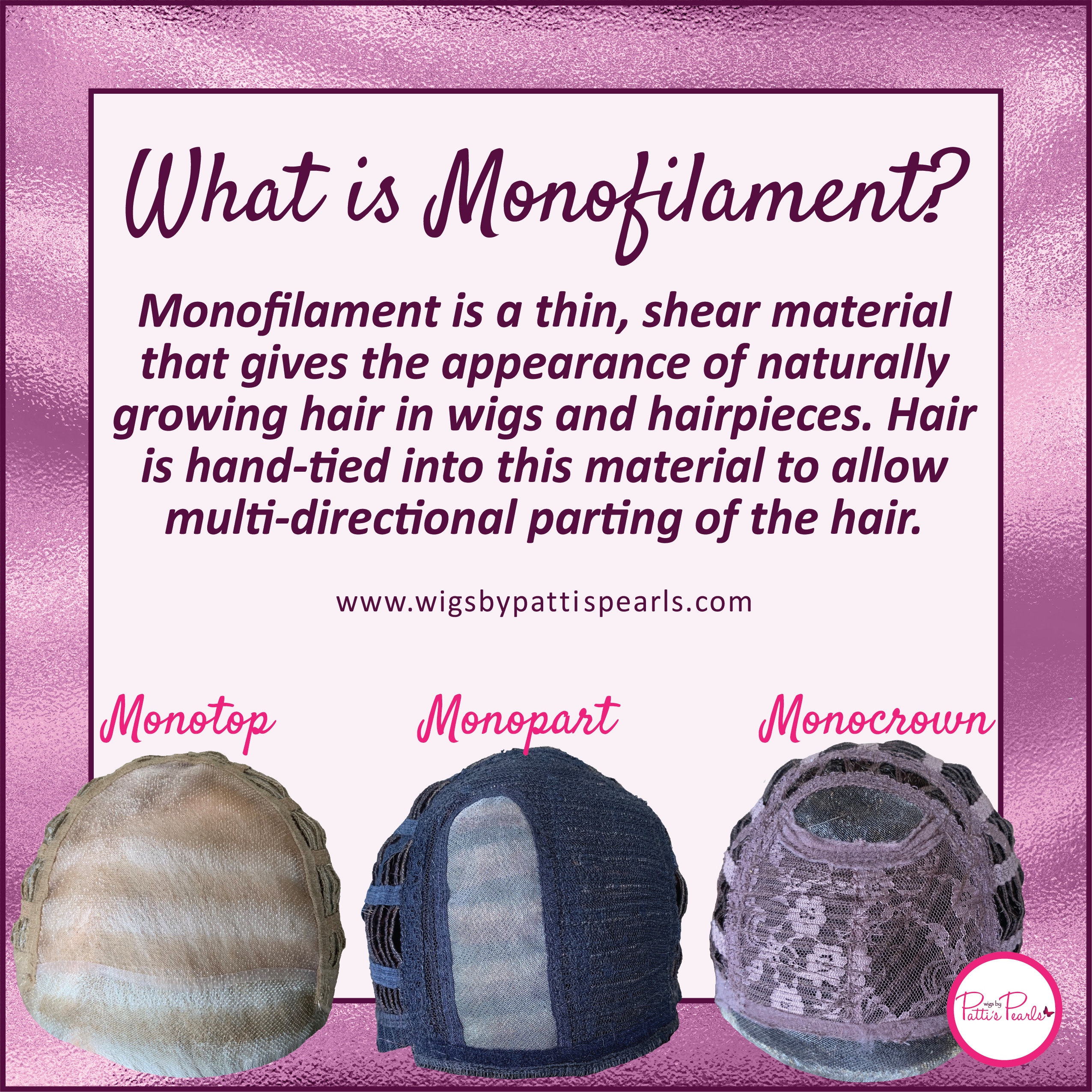 #WigTermTuesday What is Monofilament?