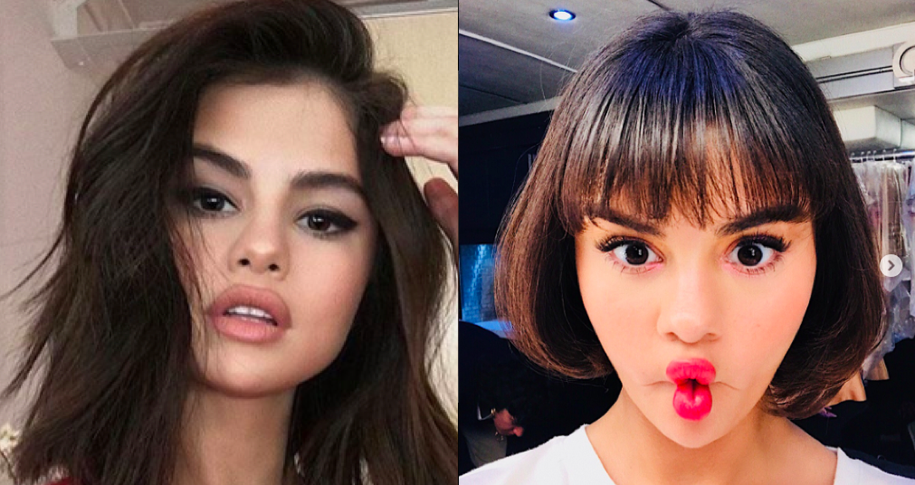Selena Gomez hair transformation 