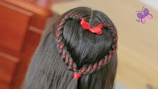 Ribbon Braided Heart For Valentine'S Day