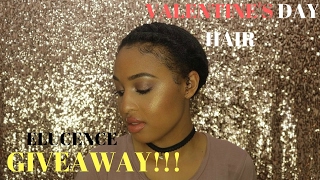 Elucence Giveaway!!! Closed | Natural Hair | Valentine'S Day Hair | @Kaaiit_Thegreat
