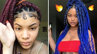 Hairstyles For Valentine’S Day 2022 Braided Hair Paint Wax On Curly Hair Compilation