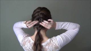 Easy Romantic Hairstyle: Loose French Braid For Valentine'S Day Tutorial For Medium Or Long Hai