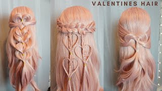 Easy Valentines Day Heart Hairstyles  | 408Beautybygreta