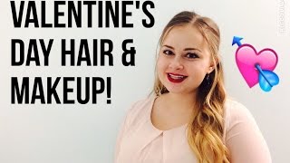 Valentine'S Day Hair And Makeup! -1