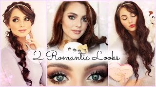 2 Romantic Makeup & Hair Looks | Grwm Valentine'S Day