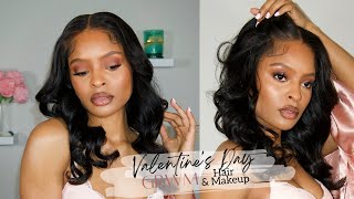 Valentines Day/Date Night Hair & Makeup *Fully Detailed* | Killa Kryss