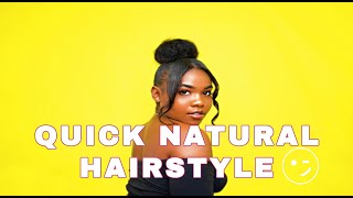 Date Night Hairstyle - Quick Natural Hairstyles
