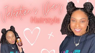 Easy Valentine'S Day Hairstyle For Natural Hair | Uncle Funky'S | 2022