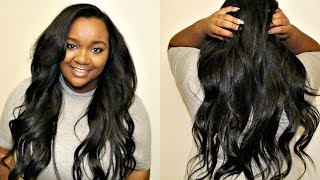 Romantic Soft Valentine'S Day Curls + Wowafrican Hair Review| Yaki Straight