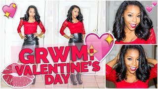 Grwm: Valentine'S Day - Hair, Make-Up, & Ootd W/ Upbra