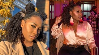 Cute Valentines Day Natural Hair Style! |Curlscurls