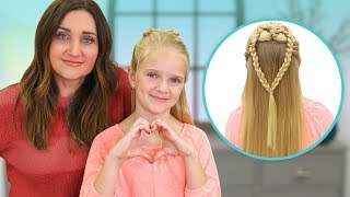 How To Create A Mermaid Heart Braid | 2019 Valentine’S Day Hairstyles