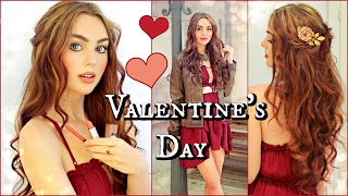 Valentine'S Day Inspiration! Makeup, Hair & Outfits Grwm