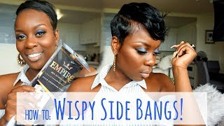 Short Hair Tutorial! |Wispy Side Bang Using Empire Human Hair!