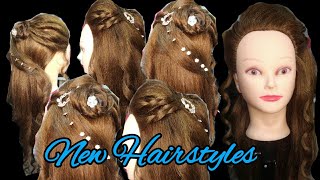 Hairstyle For Valentine'S Day || Hairstyle For Day Night || Hairstyle For Engagement ||Dbs