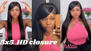 Valentine Vibe Heart Shaped Hair Must Have Silky Hd Lace Closure Wig! Ft Beauty Forever