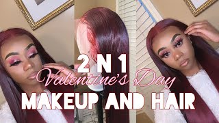 Valentine’S Day Makeup And Hair: How To Slay Beauty Supply Store Bundles And Dye Frontal