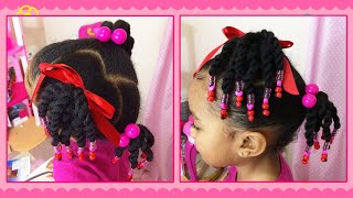 Valentine'S Day Inspired Hair Style #2 | Natural Hair Styles For Kids