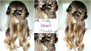 Valentine'S Day Heart Hairstyle | Valentine'S Day Hair Tutorial | Braidsandstyles12