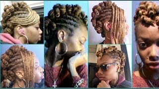 Loc Style: Flat Twist Pipe Cleaner Side Sweep (My Valentine'S Day Hair Style) By Keisha Charmai