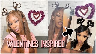 Valentines Day Inspired Hairstyle! Instagram Inspired! ❤️ | Iseehair