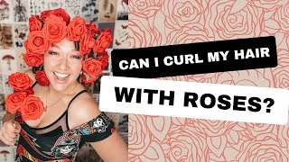 Curling My Hair With Roses! | Valentine'S Day Hair!