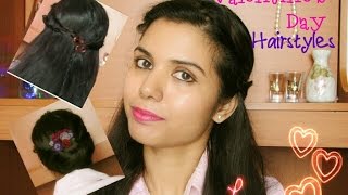 Valentine'S Day Hairstyles In Collabortion With 50 Indian Youtuber | Omnistyles