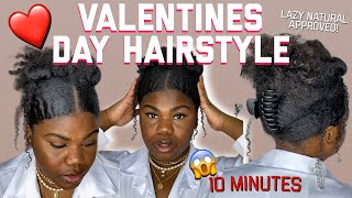 Perfect Valentine'S Day Hairstyle  | Natural Hair