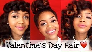 Valentine'S Day Hair Trio
