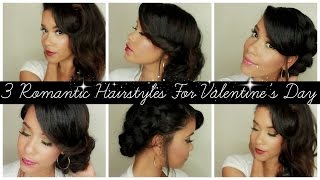 3 Romantic Hairstyles For Valentine'S Day