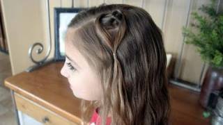 Hanging Heart | Valentine'S Day | Cute Girls Hairstyles