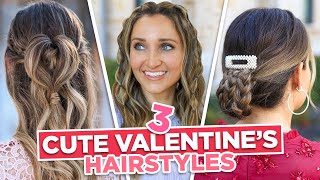 Boho Heart Bun, Triple Braid Updo, & Mini Faux Braids ❤️ | 3 Cute Valentine'S Day Hairstyles 20