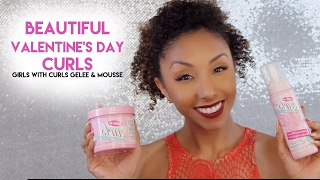 Beautiful Valentine'S Day Curls! Girls With Curls Review & Hairstyle Tutorial | Biancareneetoda