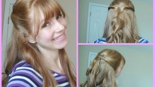 Valentine'S Day Hair Tutorial! Soft Curls With Side Twists ♥