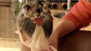 Braided Heart Hairstyle - Valentine'S Day Hair