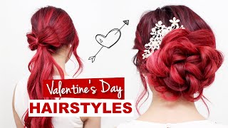 Valentine'S Day Hairstyles Tutorial L Formal Hairstyles For Prom, Weddings, & Special Events