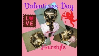 Valentines Day Heart Hairstyle