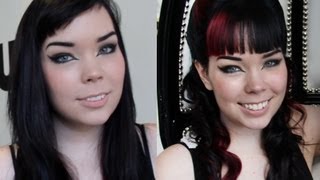 Black To Pink Hair Color Makeover With Beauty Blogger Mortem3R