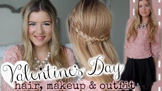 Valentine'S Day: Get Ready With Me (Hair, Makeup & Outfit)