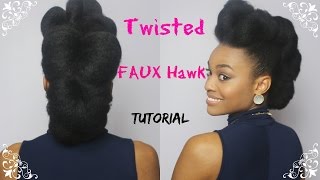 Faux Hawk On Natural Hair | Day 12 Of 12 Days Of  Christmas Series