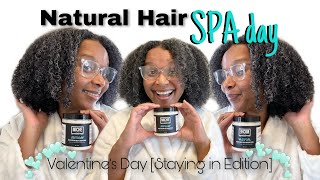 Natural Hair Spa Day At Home For Valentine'S Day | Miche Beauty Deep Conditioner + Coupon Code