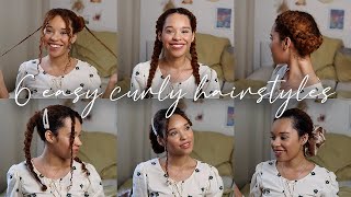 6 Romantic Valentines Day Hairstyles For Curly Hair | Cute & Easy To Follow