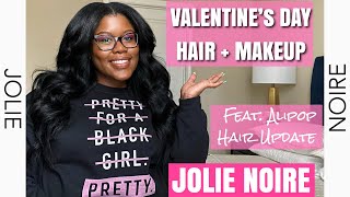 Grwm Valentine'S Day Hair & Makeup | Alipop Hair Update 1 Yr  Post Purchase- Jolie Noire